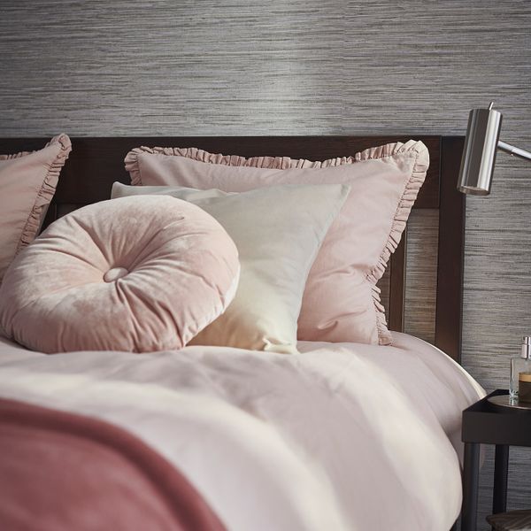 Пододеяльник и 1 наволочка, светло-розовый 150x200/50x70 см IKEA KRANSKRAGE КРАНСКРАГЕ 304.823.42 - фото 3