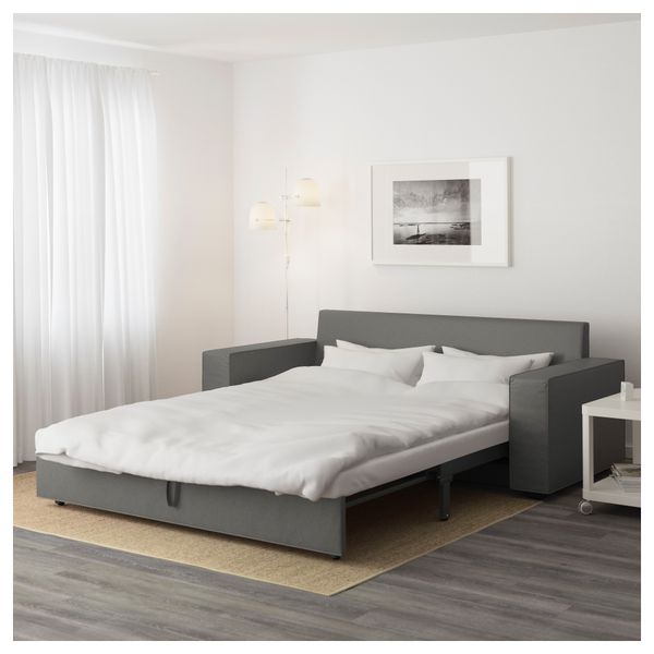 3-местный диван-кровать ВИЛАСУНД, Бурред серо-зеленый - фото 5