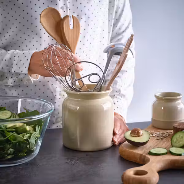 BRUGDHAJ БРУГДХЭЙ Держатель кухонных принадлежностей - бежевый 15 см - фото 3