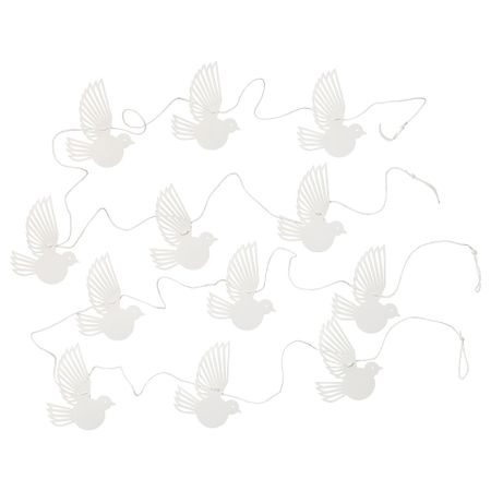 Гирлянда, птица белый IKEA VINTERFINT 805.804.96