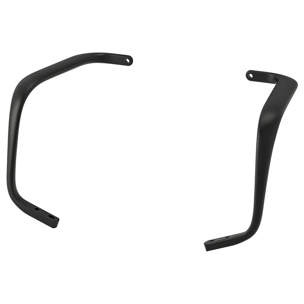 LÅNGFJÄLL Комплект подлокотников 2шт - чёрный - схема-чертеж с размерами