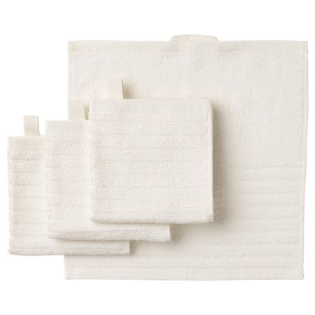 Полотенце, белый, 30x30 см IKEA VÅGSJÖN ВОГШЁН 103.509.98