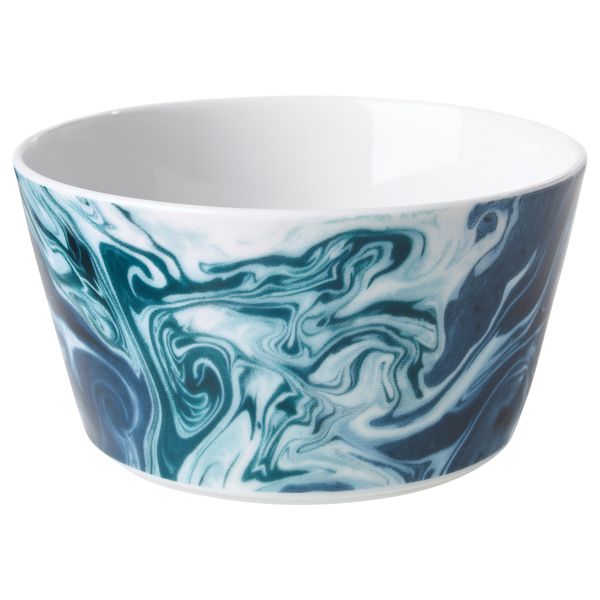 Миска СТУНСИГ, под мрамор (14 см) - фото 1