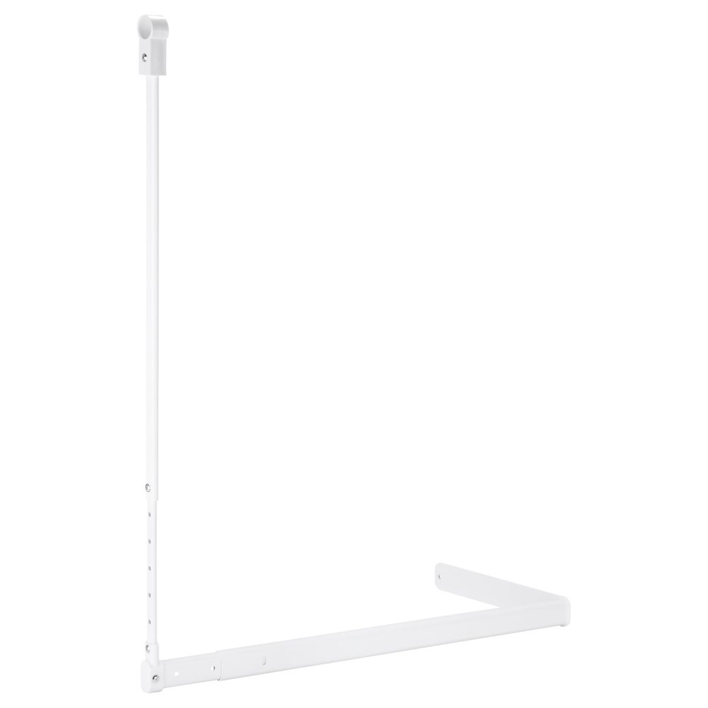 Дополнительная платяная штанга КОМПЛИМЕНТ, белый (54-77 см) - схема-чертеж с размерами