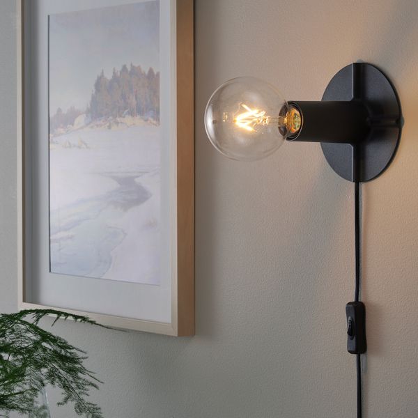 Основание настольной лампы, темно-серый, металл IKEA SKALLRAN СКАЛЛЬРАН 304.215.32 - фото 3