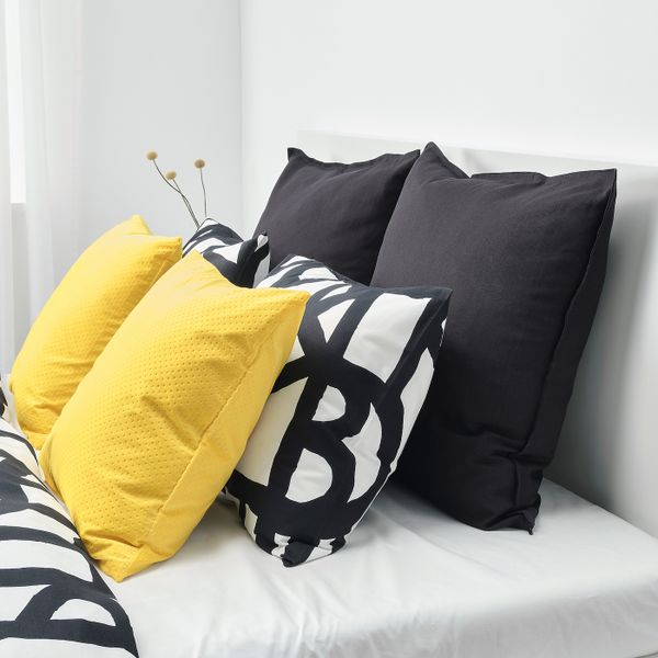 Чехол на подушку, ярко-желтый, 50x50 см IKEA ВЕНЧЕ 704.437.30 - фото 3