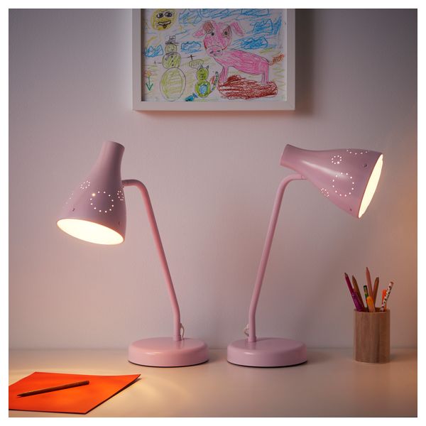 Лампа рабочая СНЁИГ, светло-розовый - фото 4