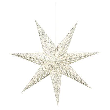 Подвесной светильник СТРОЛА, звезда белый (70 см)