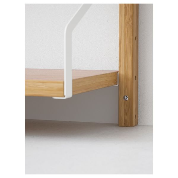 Комбинация полок, бамбук 193x25x176 см IKEA SVALNÄS СВАЛЬНЭС 792.051.12 - фото 3