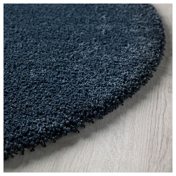 Ковер, длинный ворс ОДУМ, темно-синий (130 см) - фото 2