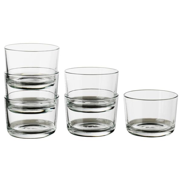 Стакан ИКЕА/365+, прозрачное стекло (18 сл) - фото 1