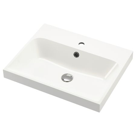 Раковина, белый, 60x48 см IKEA BACKSJÖN 005.451.19