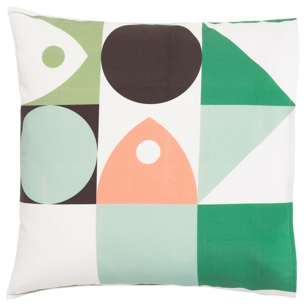 Чехол на подушку, разноцветный 50x50 см IKEA MUSSELBLOMMA МУССЕЛЬБЛОММА 004.951.43 - фото 2