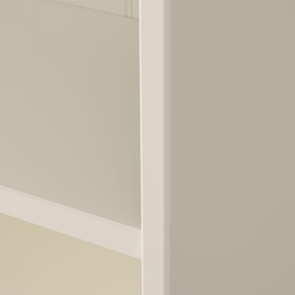 Полка навесная, белый с оттенком 60x100 см IKEA TORNVIKEN ТОРНВИКЕН 104.022.66 - схема-чертеж с размерами