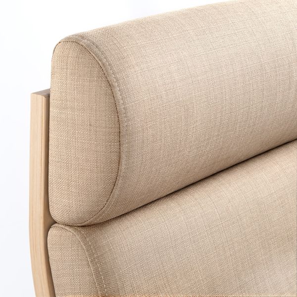 Кресло, березовый шпон/Шифтебу бежевый IKEA POÄNG ПОЭНГ 993.027.96 - фото 4