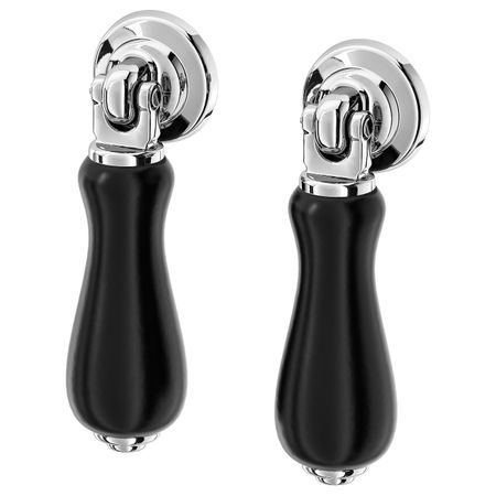 Ручка, черный/хромированный 20 мм IKEA SKÄRHAMN СКЭРХАМН 703.694.38