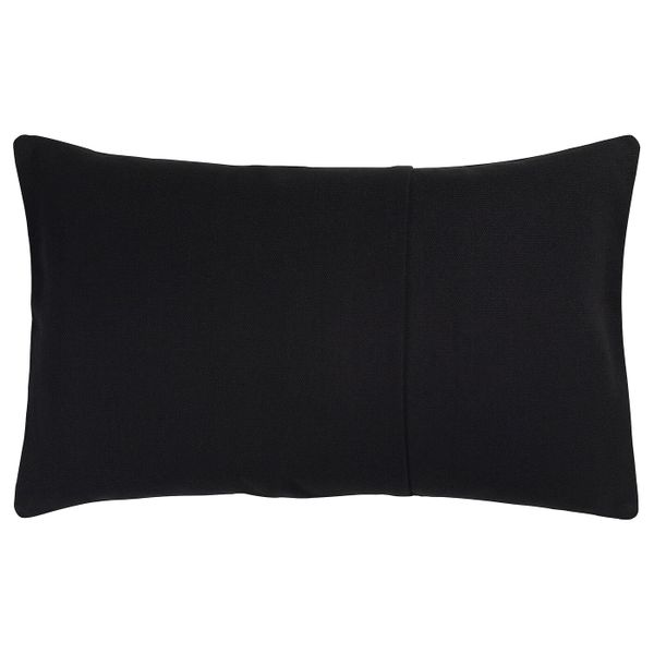 Чехол на подушку, ручная работа белый, черный 40x65 см IKEA ХАНТВЕРК 704.499.54 - фото 2