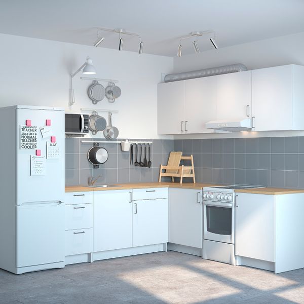 Кухня, белый 220x240x220 см IKEA KNOXHULT КНОКСХУЛЬТ 894.015.46 - фото 2