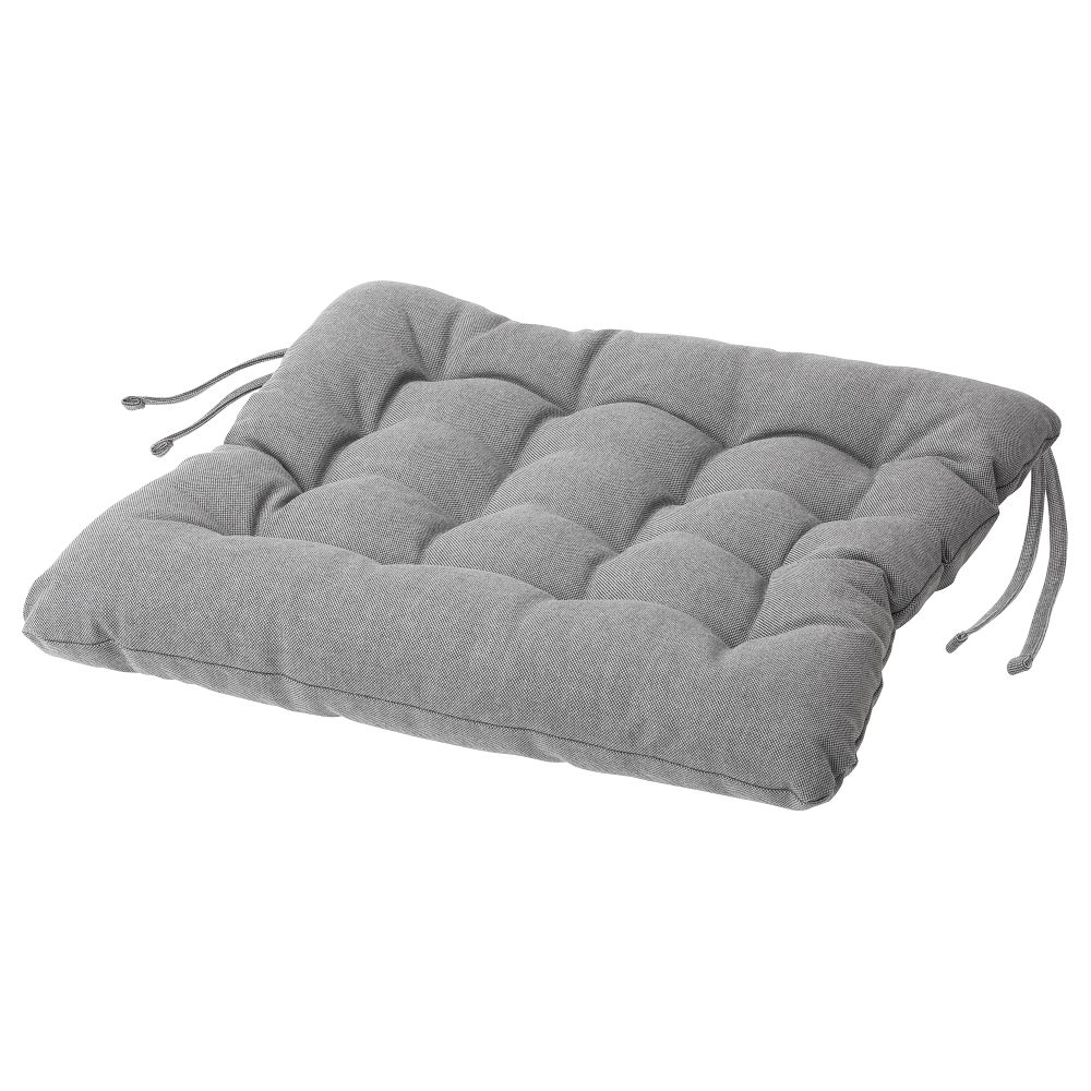Подушка на стул, 38x38x6.5 см, серый IKEA VIPPÄRT 103.958.07 - фото 1