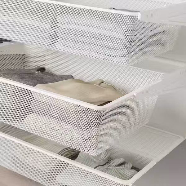 SKYTTA / BOAXEL Гардеробная с раздвижными дверями - схема-чертеж с размерами