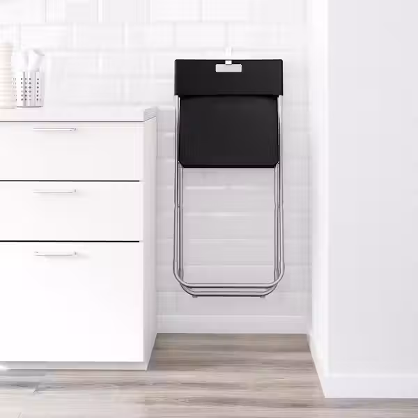 GUNDE Стул складной - чёрный - фото 4