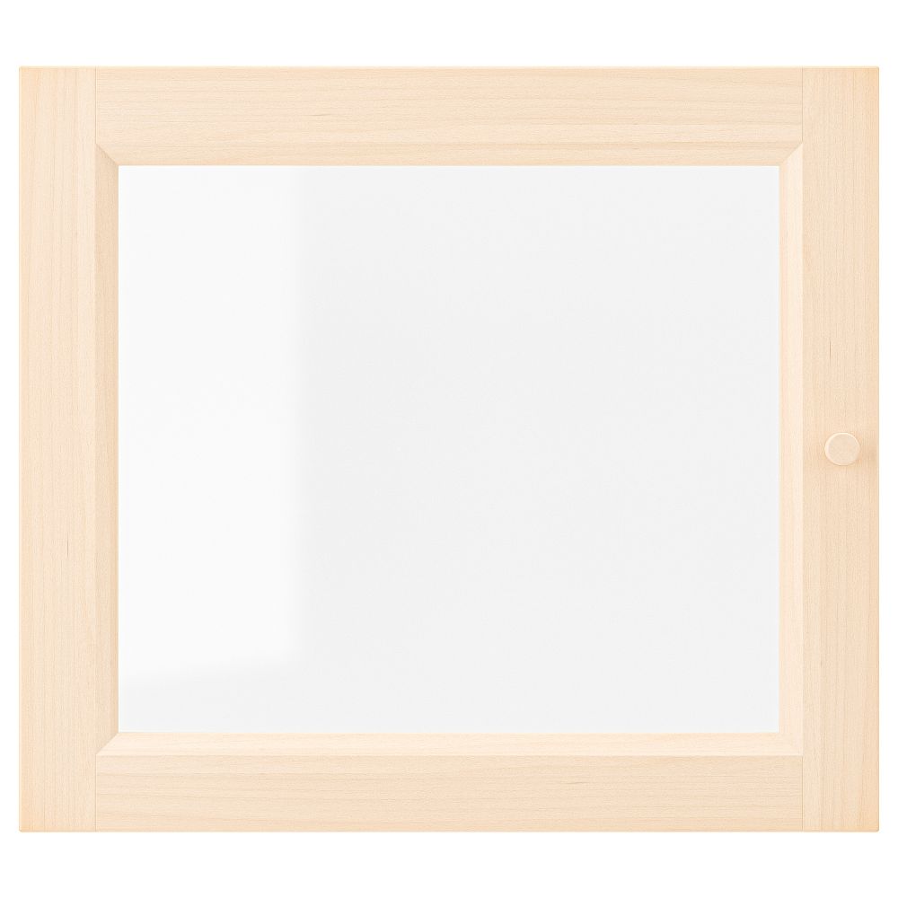 Стеклянная дверь, под березу, 40x35 см IKEA OXBERG ОКСБЕРГ 604.959.51 - фото 1