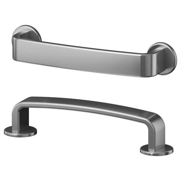 Ручка ВЭРДЕ, никелированный (135 мм) - схема-чертеж с размерами