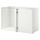 Каркас напольного шкафа углового, белый 128x68x80 см IKEA METOD МЕТОД 203.679.41