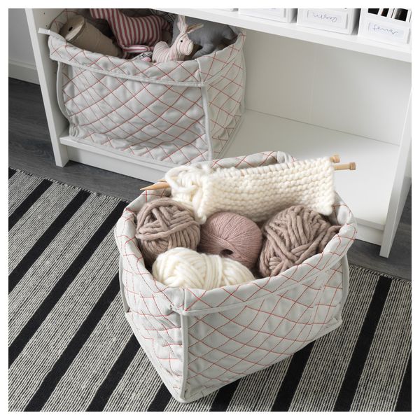 Корзина СКУББАРЕ, неокрашенный, красный (36x25x38 см) - фото 3