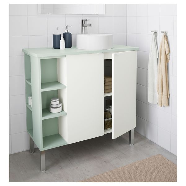 Торцевая секция ЛИЛЛОНГЕН, бледно-зеленый (19x19x64 см) - фото 2