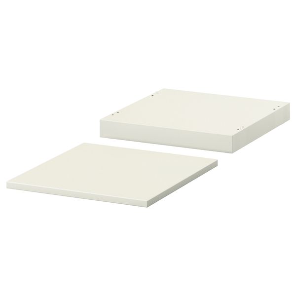 Верхняя панель и цоколь НОРДЛИ, белый - схема-чертеж с размерами