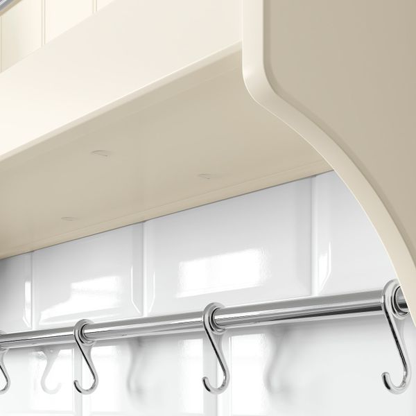 Полка для тарелок, белый с оттенком 80x100 см IKEA TORNVIKEN ТОРНВИКЕН 704.022.49 - схема-чертеж с размерами