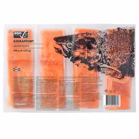 SJÖRAPPORT Филе лосося - Сертификат ASC/замороженный