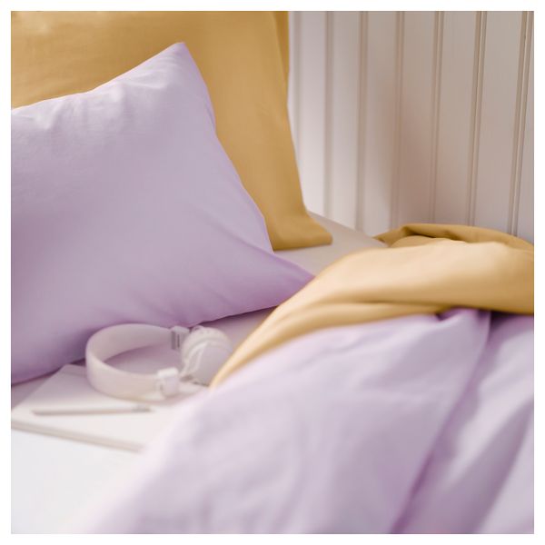 Пододеяльник и 2 наволочки, 200x200, 50x60 см, сиреневый IKEA NATTSVÄRMARE 905.291.72 - фото 5