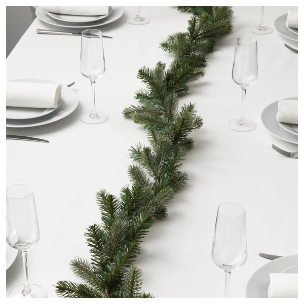 Искусственная гирлянда СМИККА, д/дома/улицы, ель (3.5 м) - схема-чертеж с размерами