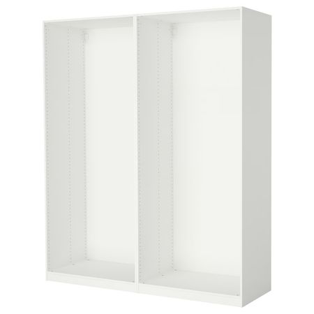 PAX 2 каркаса гардеробов - белый 200x58x236 см