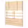 IVAR Стеллаж со шкафами/ящиками - сосна 174x30x226 см