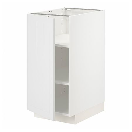 Напольный шкаф с полками, белый/Стенсунд белый 40x60 см IKEA METOD МЕТОД 094.096.50