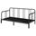 FYRESDAL Каркас кровати-кушетки - чёрный 80x200 см