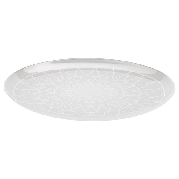 Блюдо ВИНТЕР 2017, с рисунком, матовое стекло (32 см) - фото 1