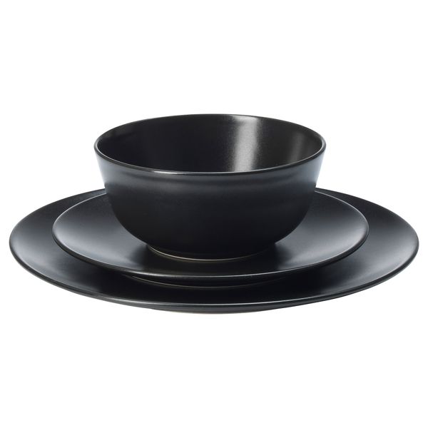 Сервиз, 18 предметов ДИНЕРА, черный - фото 1