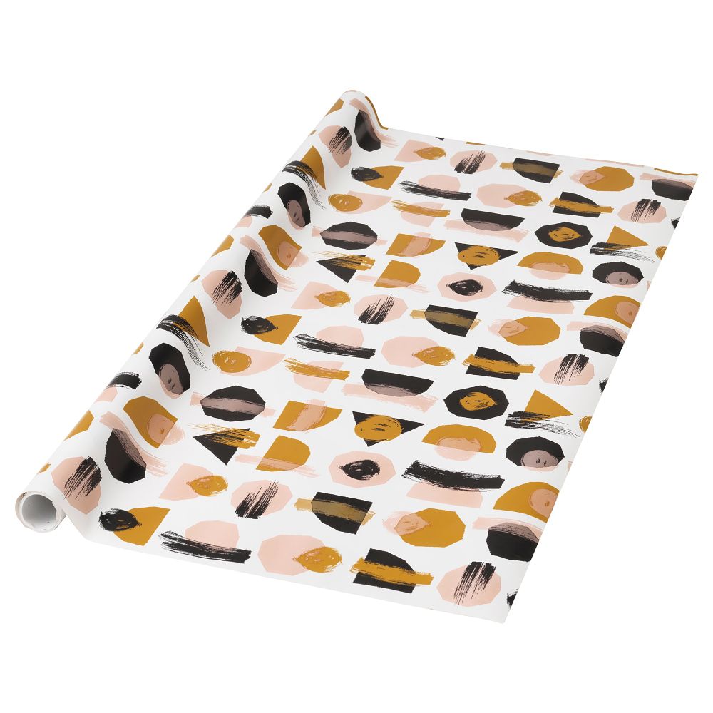 Рулон оберточной бумаги ЛАНКМОЙ, белый черный, розовый (3.0x0.7 м) - схема-чертеж с размерами