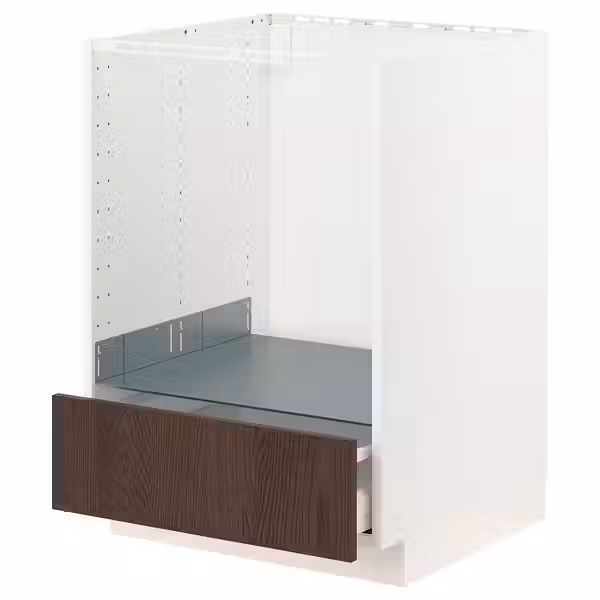 METOD / MAXIMERA Напольный шкаф д/духовки, с ящиком - фото 1