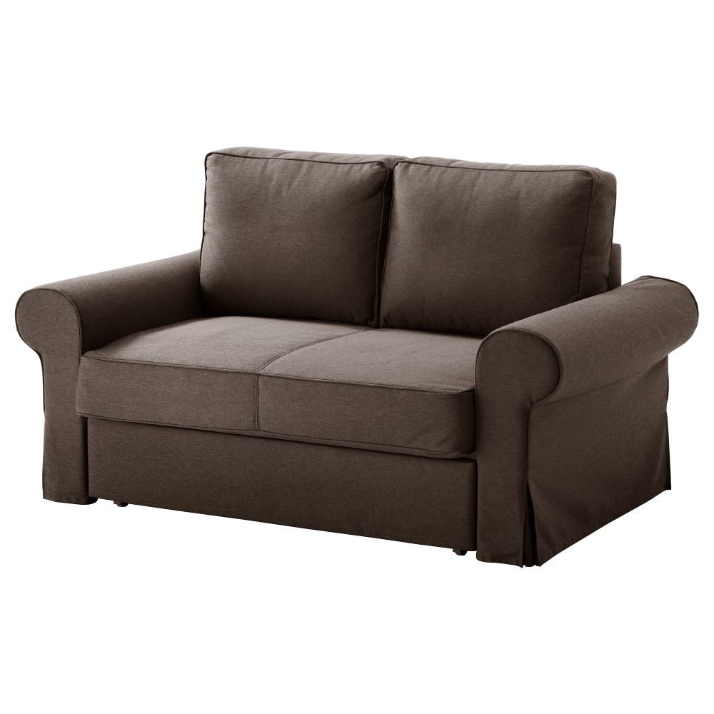 Диван-кровать 2-местная БАККАБРУ / МАРИЕБЮ, Йонсбуда коричневый - фото 1
