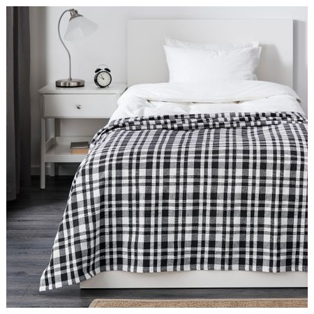 Покрывало БАКВИАЛ, черный, белый