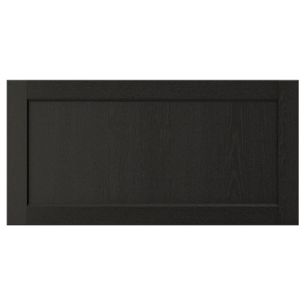 Фронтальная панель ящика, черная морилка 80x40 см IKEA LERHYTTAN ЛЕРХЮТТАН 203.565.13 - фото 1