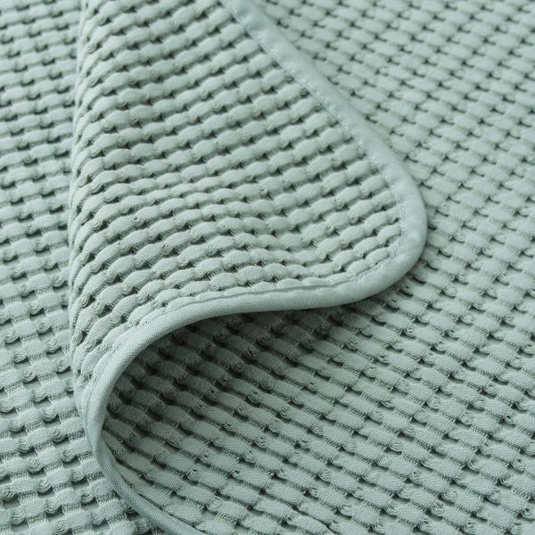 Покрывало, светлый серо-зеленый 230x250 см IKEA VÅRELD ВОРЕЛЬД 704.856.02 - схема-чертеж с размерами