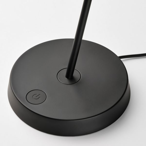 Рабочая лампа, светодиодная, регулируемая яркость черный IKEA OBEGRÄNSAD 705.262.64 - схема-чертеж с размерами