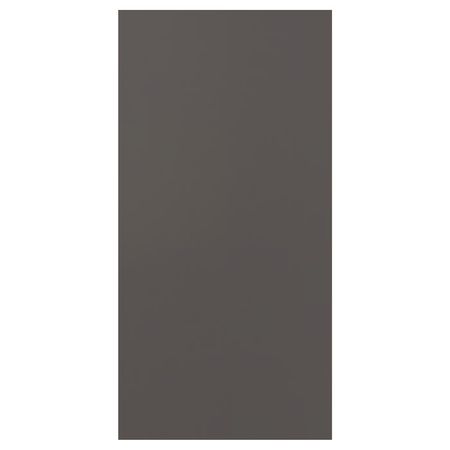 SKATVAL Дверца с петлями - темно-серый 60x120 см