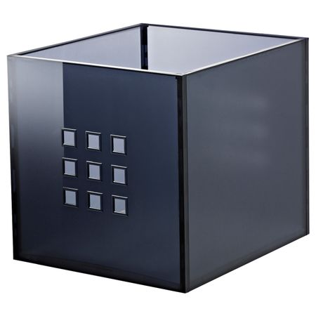 Контейнер, темно-серый 33x37x33 см IKEA LEKMAN ЛЕКМАН 105.116.75